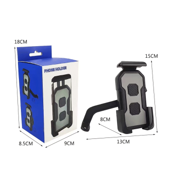 Motorcycle/bicycle Mobile Phone Holder CZ027 - Χρώμα: Μαύρο Motorcycle/bicycle Mobile Phone Holder CZ027 - Χρώμα: Μαύρο