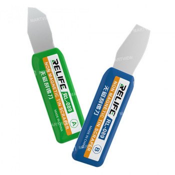 RELIFE RL-089 Multi-slope Non-magnetic Tin Scraper Set for Motherboard / CPU / IC RELIFE RL-089 Multi-slope Non-magnetic Tin Scraper Set for Motherboard / CPU / IC
