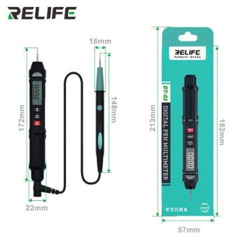 Relife DT-02 Highly Accurate Automatic Intelligent Anti-burning Pen Type Digital Multimeter Relife DT-02 Highly Accurate Automatic Intelligent Anti-burning Pen Type Digital Multimeter