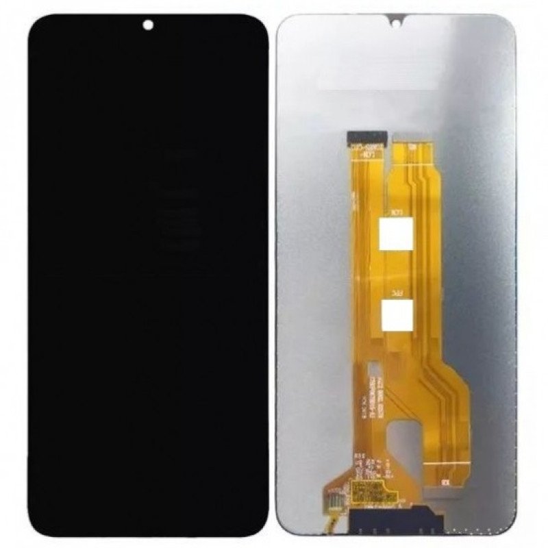 Οθόνη LCD με Μηχανισμό Αφής για Realme C61, C63 - Χρώμα: Μαύρο