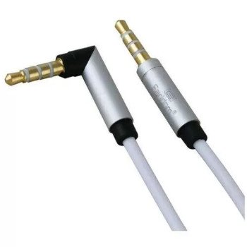Earldom ET-AUX01 Καλώδιο Audio Jack 3.5 AUX - Χρώμα: Ασημί - Άσπρο Earldom ET-AUX01 Καλώδιο Audio Jack 3.5 AUX - Χρώμα: Ασημί - Άσπρο