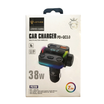 Lenyes CA886 Bluetooth Ανοιχτής Ακρόασης FM Transmitter και Φορτιστής Αυτοκινήτου Lenyes CA886 Bluetooth Ανοιχτής Ακρόασης FM Transmitter και Φορτιστής Αυτοκινήτου