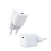 PZX P45 PD Fast Charging Φορτιστής SmartPhone με 1 θύρα Type-C και Καλώδιο σε Lightning 20W - Χρώμα: Λευκό
