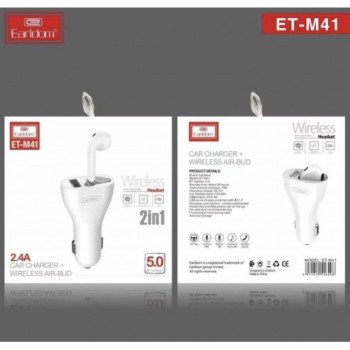 Earldom ET-M41 In-ear Handsfree Ακουστικά με Βύσμα 3.5mm - Χρώμα Λευκό Earldom ET-M41 In-ear Handsfree Ακουστικά με Βύσμα 3.5mm - Χρώμα Λευκό