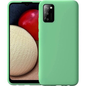 LeeWello Θήκη Πλάτης Σιλικόνης Soft για Samsung A025F Galaxy A02s / M02s / F02s - Χρώμα: Πράσινο LeeWello Θήκη Πλάτης Σιλικόνης Soft για Samsung A025F Galaxy A02s / M02s / F02s - Χρώμα: Πράσινο