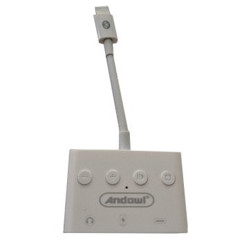 Andowl Q-A190 Αντάπτορας Ήχου 12 σε 1 για iPhone με Υποδοχή Lightning - Χρώμα: Άσπρο Andowl Q-A190 Αντάπτορας Ήχου 12 σε 1 για iPhone με Υποδοχή Lightning - Χρώμα: Άσπρο