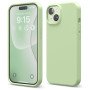 Θήκη Πλάτης Σιλικόνης Soft για i Phone 15 Plus - Χρώμα: Απαλό Πράσινο