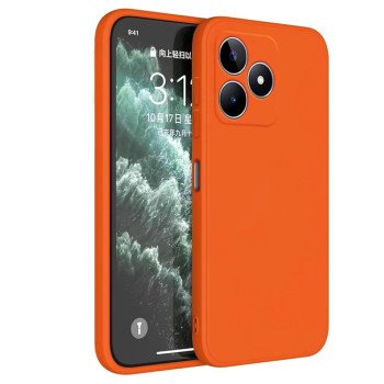 Θήκη Πλάτης Σιλικόνης Soft για Realme C53 - Χρώμα: Πορτοκαλί