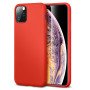 Θήκη Πλάτης Σιλικόνης Soft για Apple i Phone 12 Mini - Χρώμα: Κόκκινο