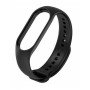 Λουράκι Σιλικόνης για Xiaomi Mi Band 5 / 6 - Xρώμα: Μαύρο