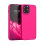 Θήκη Πλάτης Σιλικόνης Απλή για Apple i Phone 16 Pro - Χρώμα: Φούξια