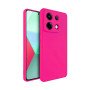 Θήκη Πλάτης Σιλικόνης Απλή για Xiaomi Redmi Note 13 Pro 4G - Χρώμα: Φούξια