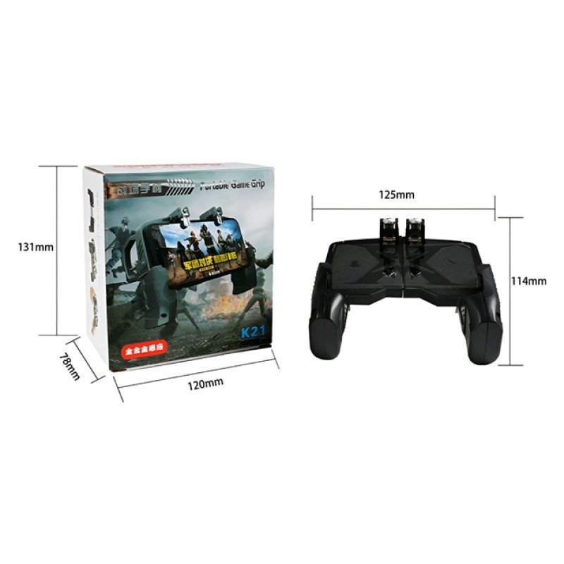K21 Ενσύρματο Gamepad για Android / iOS - Χρώμα: Μαύρο