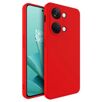 Θήκη Πλάτης Σιλικόνης Soft για Oneplus Nord 2T - Χρώμα: Κόκκινο