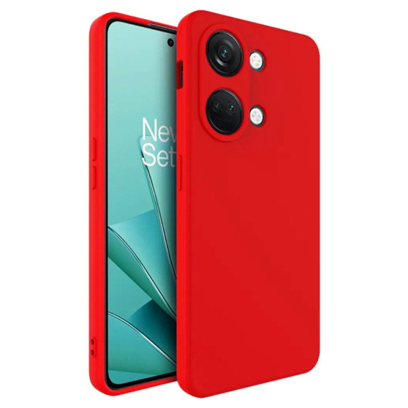 Θήκη Πλάτης Σιλικόνης Soft για Oneplus Nord 2T - Χρώμα: Κόκκινο