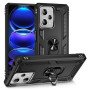 Σκληρή Θήκη Πλάτης Armor με Βάση Στήριξης για Xiaomi Redmi Note 12 4G - Χρώμα: Μαύρο