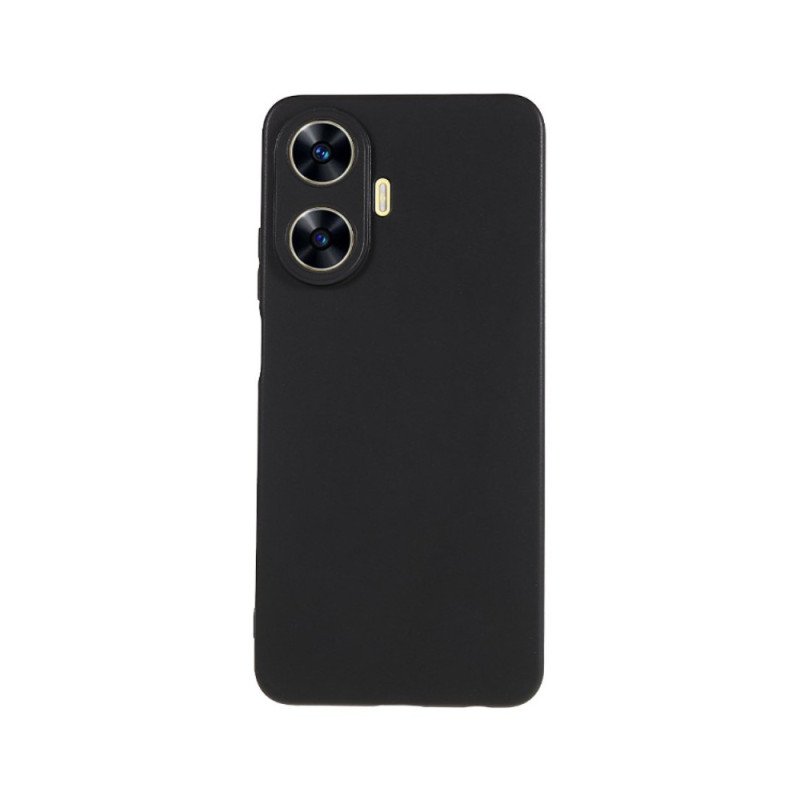 Θήκη Πλάτης Σιλικόνης Soft για Realme C55 - Χρώμα: Μαύρο