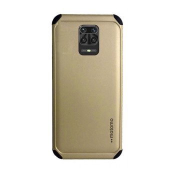 Σκληρή Θήκη Πλάτης Motomo για Xiaomi Redmi Note 9S/Redmi Note 9 Pro - Χρώμα: Χρυσό