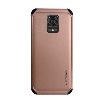 Σκληρή Θήκη Πλάτης Motomo για Xiaomi Redmi Note 9S/Redmi Note 9 Pro - Χρώμα: Ρόζ Χρυσό