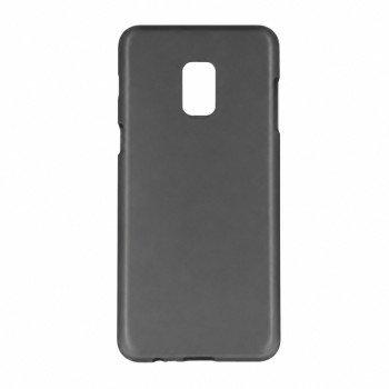 Θήκη Πλάτης Σιλικόνης Απλή για Samsung Galaxy S8 - Χρώμα: Smokey Grey