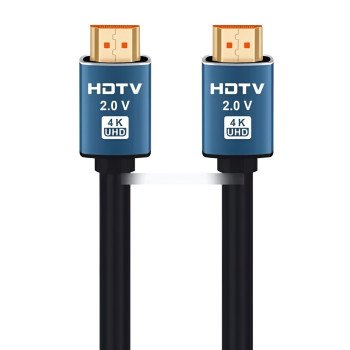 Καλώδιο Premium HDMI Male σε HDMI Male 4K UHD HDTV 2.0V 1.5m - Χρώμα: Μαύρο / Μπλε