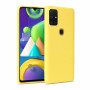 Θήκη Πλάτης Σιλικόνης Απλή για Samsung Galaxy A21 - Χρώμα: Κίτρινο