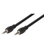 Καλώδιο 3.5mm Jack Male σε 3.5mm Jack Male 5m - Χρώμα: Μαύρο