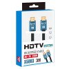 Καλώδιο Premium HDMI Male σε HDMI Male 4K UHD HDTV 2.0V 3m - Χρώμα: Μαύρο / Μπλε