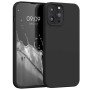 Θήκη Πλάτης Σιλικόνης Soft για Apple i Phone 12 Pro - Χρώμα: Μαύρο