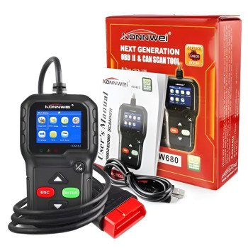 KONNWEI KW-680 Ψηφιακό Διαγνωστικό Αυτοκινήτων OBDII/EOBD - Χρώμα: Μαύρο KONNWEI KW-680 Ψηφιακό Διαγνωστικό Αυτοκινήτων OBDII/EOBD - Χρώμα: Μαύρο