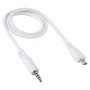 Καλώδιο 3.5mm Jack Male σε Micro USB Male 78cm - Χρώμα: Άσπρο