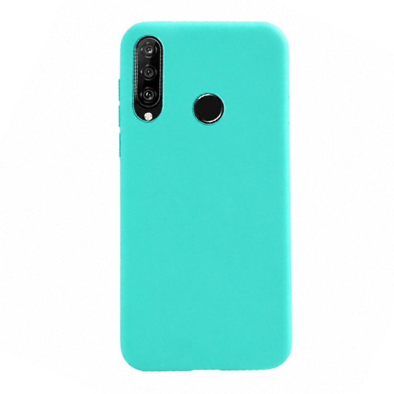 Θήκη Πλάτης Σιλικόνης Απλή για Huawei P Smart Plus/Honor 20 Lite - Χρώμα: Τιρκουάζ