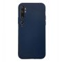 Θήκη Πλάτης Σιλικόνης Απλή για Xiaomi Mi Note 10 Pro - Χρώμα: Σκούρο Μπλέ