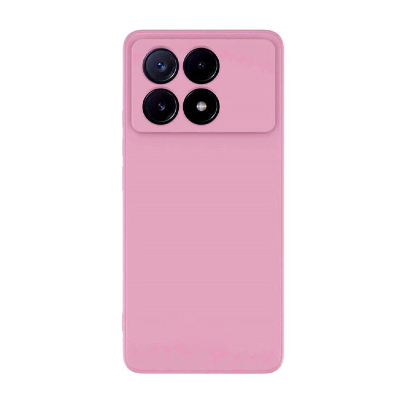 Θήκη Πλάτης Σιλικόνης Soft για Xiaomi Poco X6 Pro - Χρώμα: Ροζ