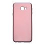 Θήκη Πλάτης Πλαστική με Πλαίσιο Σιλικόνης Samsung Galaxy J4 Plus - Χρώμα: Ρόζ/Μαύρο