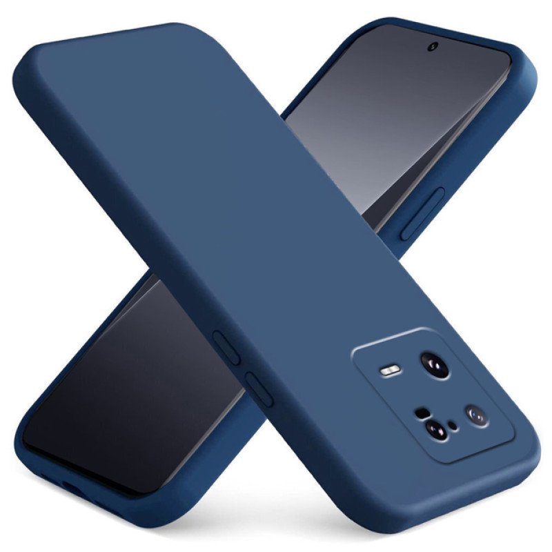 Θήκη Πλάτης Σιλικόνης Soft για Xiaomi Mi 13 Pro - Χρώμα: Σκούρο Μπλε