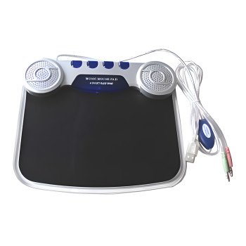 4 Θύρες USB HUB-Music Mouse Pad ZL200530069484.7 - Χρώμα: Μαύρο