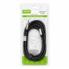 GREEN LYCA G-1402 Καλώδιο Προέκτασης Ήχου 3.5mm Male σε 3.5mm Female 1.5m - Χρώμα: Γκρι