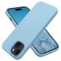 Θήκη Πλάτης Σιλικόνης Απλή για Apple i Phone 16 Pro - Χρώμα: Γαλάζιο