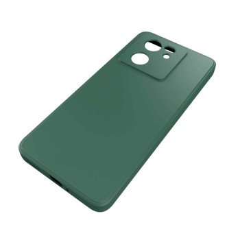Θήκη Πλάτης Σιλικόνης Soft για Xiaomi Mi 13T - Χρώμα: Σκούρο Πράσινο