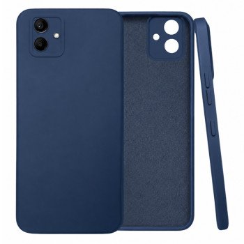 Θήκη Πλάτης Σιλικόνης Soft για Samsung Galaxy A04E - Χρώμα: Σκούρο Μπλέ