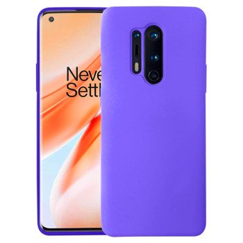 Θήκη Πλάτης Σιλικόνης Soft για Oneplus 8 Pro - Χρώμα: Λιλά