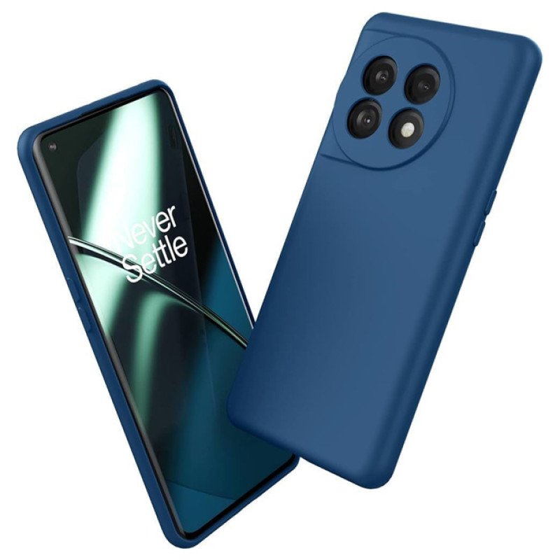 Θήκη Πλάτης Σιλικόνης Soft για Oneplus 11 - Χρώμα: Σκούρο Μπλέ