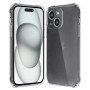 Θήκη Πλάτης Σιλικόνης Anti Shock για Apple i Phone 14 Plus - Χρώμα: Διάφανο