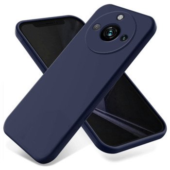 Θήκη Πλάτης Σιλικόνης Soft για Realme 11 Pro Plus - Χρώμα: Σκούρο Μπλέ