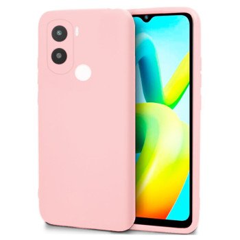 Θήκη Πλάτης Σιλικόνης Soft για Xiaomi Redmi A1 Plus - Χρώμα: Απαλό Ρόζ