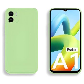 Θήκη Πλάτης Σιλικόνης Soft για Xiaomi Redmi A1 - Χρώμα: Απαλό Πράσινο