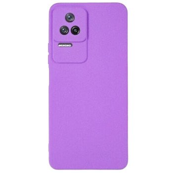 Θήκη Πλάτης Σιλικόνης Soft για Xiaomi Poco F4 - Χρώμα: Λιλά