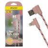 Καλώδιο Φόρτισης Awei CL-92 2m Lightning L Type Fast Charging Data Cable - Χρώμα: Χρυσό Ροζ