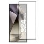 Full Cover Full Glue Τζαμάκι Προστασίας Οθόνης για Samsung Galaxy S24 Ultra - Χρώμα: Μαύρο